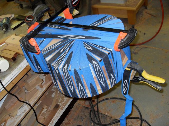 Back glue up