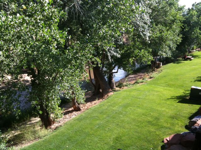 River view from room